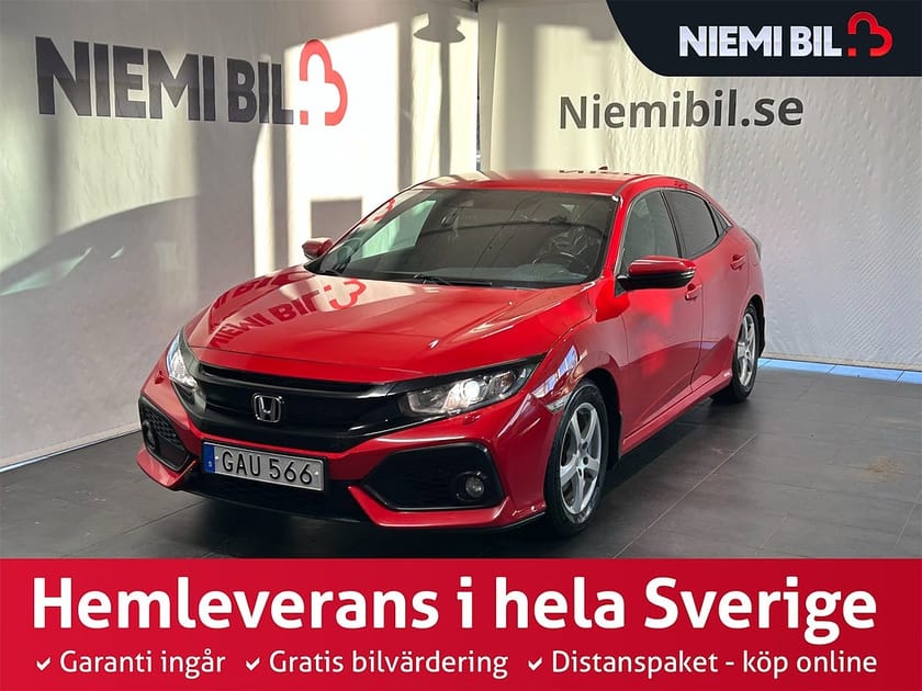 Bild 1 av Honda Civic 5-dörrar 1.6 MoK/Drag/Kamera/Låg skatt