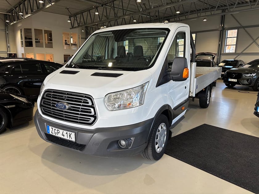 Bild 1 av Ford Transit 350 Chassi Cab Enkelhytt Trend Flakbil 2,0 TDCi 170hk