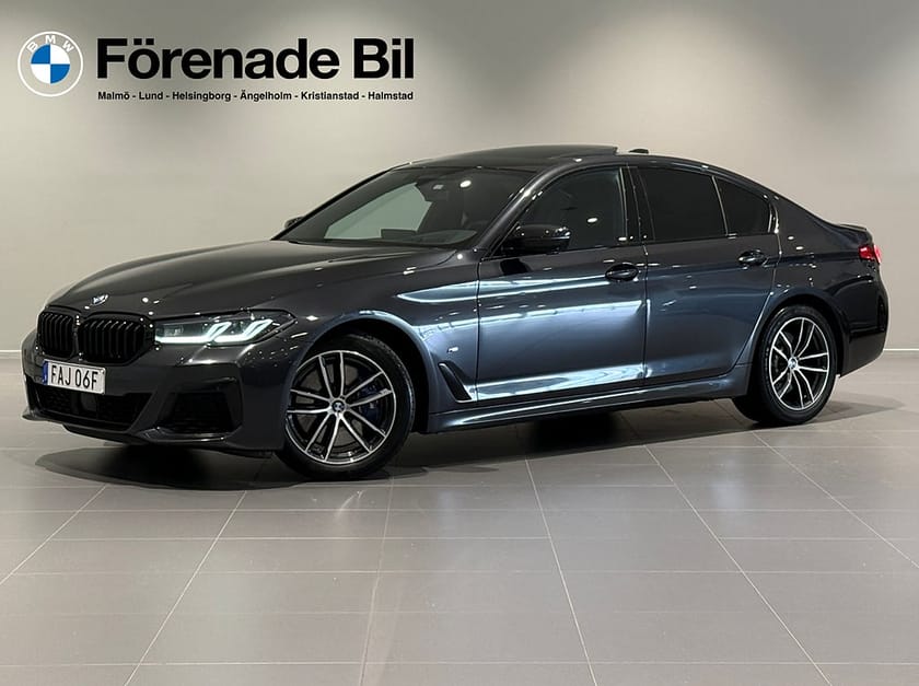 Bild 1 av BMW 530d xDrive Sedan M Sport Glastaklucka H/K HuD Komfortstolar