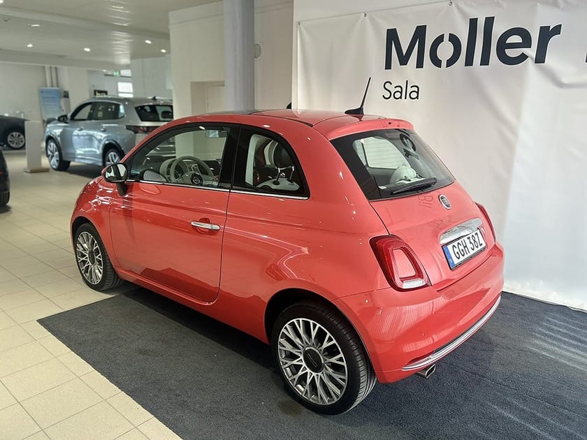 Bild 5 av Fiat 500 1.2 69hk Glastak|Nybesiktigad
