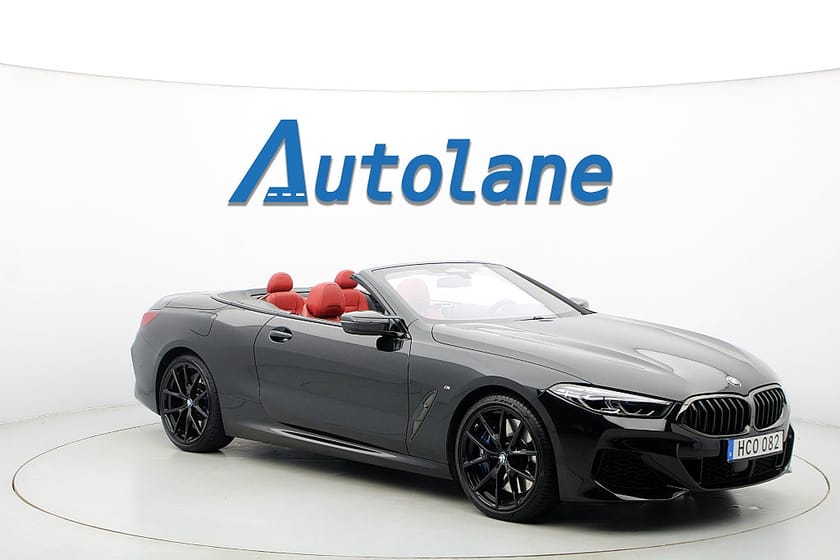 Bild 1 av BMW M850i xDrive Cabriolet Night Vision B&W, HUD 530hk