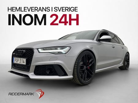 Audi RS 6 Avant RS6 4.0 V8 560hk Q BOSE Dragkrok Kamera Svensksåld