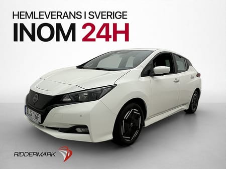 Nissan Leaf 150hk 360° Kamera Adaptiv-Fart BSW CarPlay MOMS
