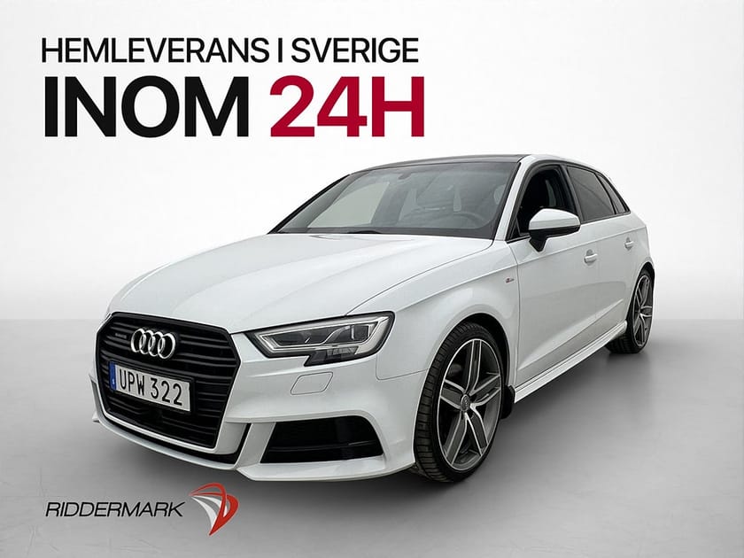 Bild 3 av Audi A3 Sportback 2.0 TFSI Quattro 190hk S-Line Taklucka B&O