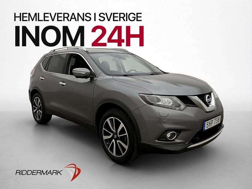 Bild 1 av Nissan X-Trail 7 Seats dCi 130hk Tekna 7-Sits Pano 360° Skinn Drag