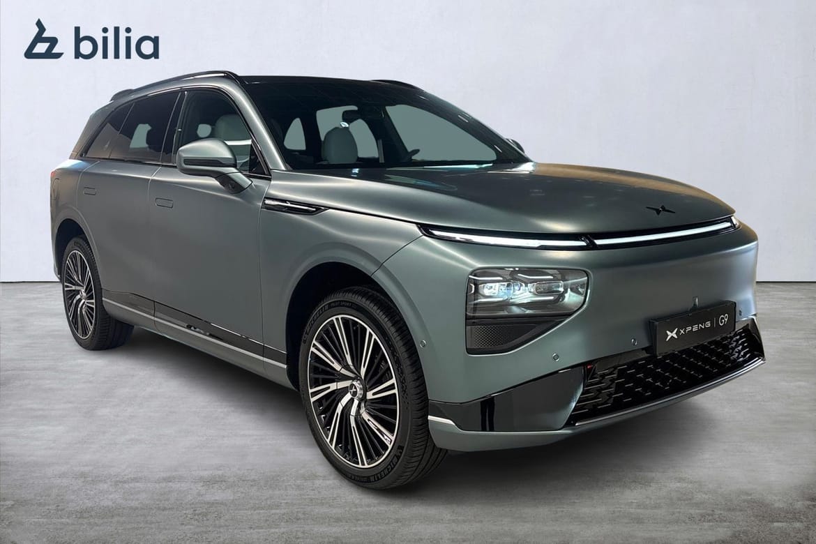 XPENG G9 Performance, 551hk, 2024