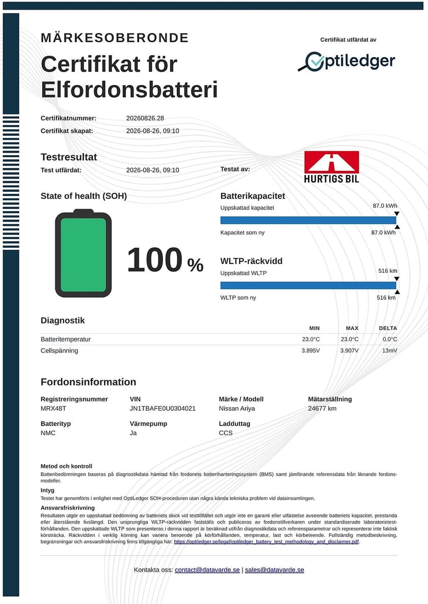Bild 2 av Nissan Ariya 87 90 kWh Evolve Panorama-Bose-Carplay