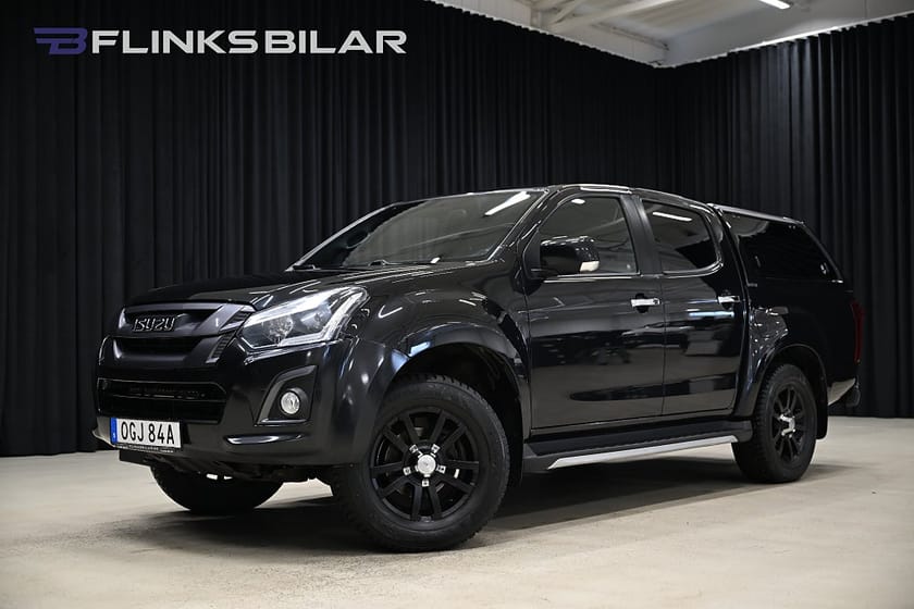 Bild 1 av Isuzu D-Max Crew Cab 163HK Automat|Dubbelhytt|Kåpa|Dubbelgolv|Leasbar|SeUtr!
