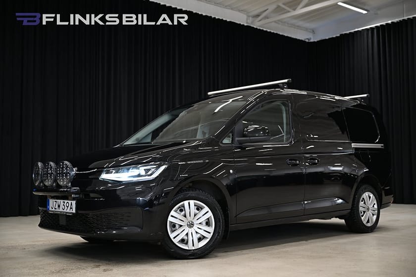 Bild 2 av Volkswagen Caddy Cargo Maxi 4Motion 122HK Nedlackad|LED|Dubbeldörr|Dubbelgolv|SeUtr