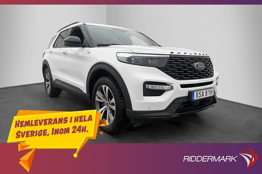 Bild 2 av Ford Explorer Plug-In Hybrid 4WD 7-Sits Drag Pano 360° MOMS