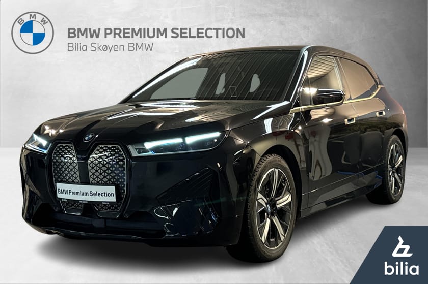 Bilde 1 av BMW iX xDrive50 Fully Charged,4-hjulsstyring,Luft,Skinn,H&K