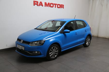 Volkswagen Polo 1,2 TSI 90hk 5-dörrar Pluspaket Farthållare P-sensor