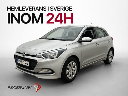 Hyundai i20 1.2 84hk Comfort Rattvärme Bluetooth 0.48 l/mil