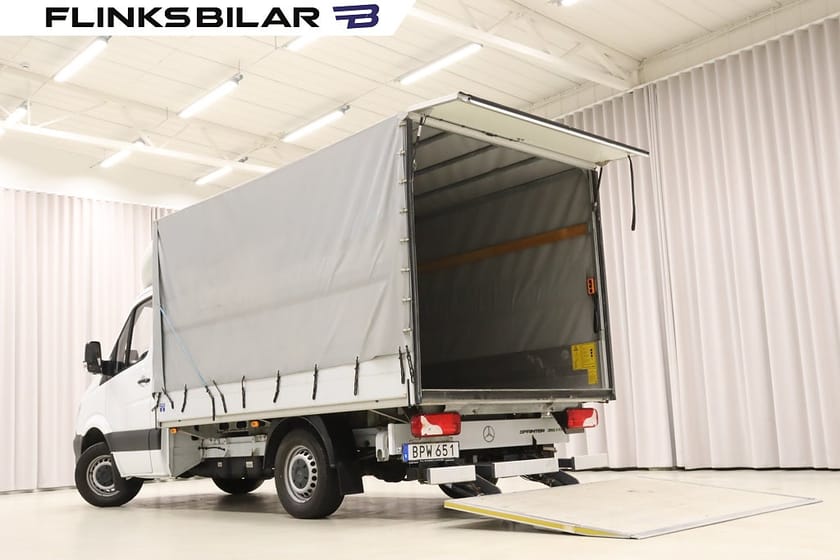 Bild 2 av Mercedes-Benz Sprinter 316 NGT Chassi Cab Automat Flak BG-Lyft 2569MIL Moms