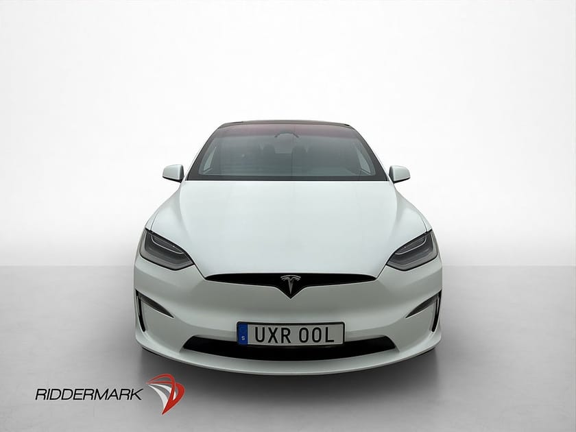 Bild 2 av Tesla Model X Plaid 6 Sits Dragkrok Yoke Autopilot