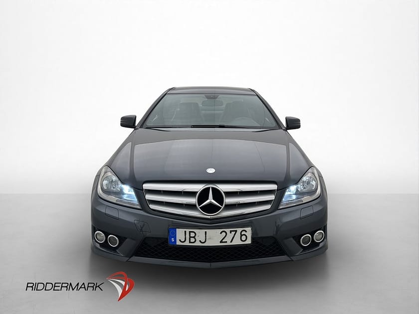 Bild 1 av Mercedes-Benz C 220 CDI Coupé 220d AMG Plus Röda bälten 170hk