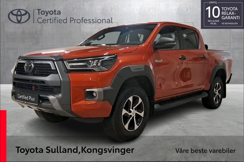 Bilde 1 av Toyota Hilux Dobbelcab D-Cab I SR+ Inv. X I Kun demokjørt I Ekstrautstyr