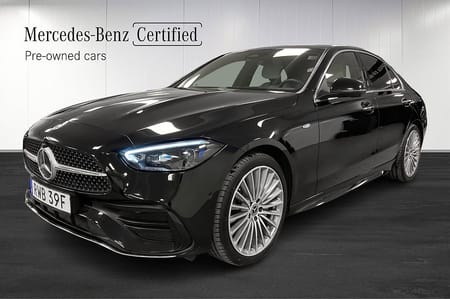 Mercedes-Benz C 300 e AMG Premium 360 kamera Drag Läder Vinterpaket