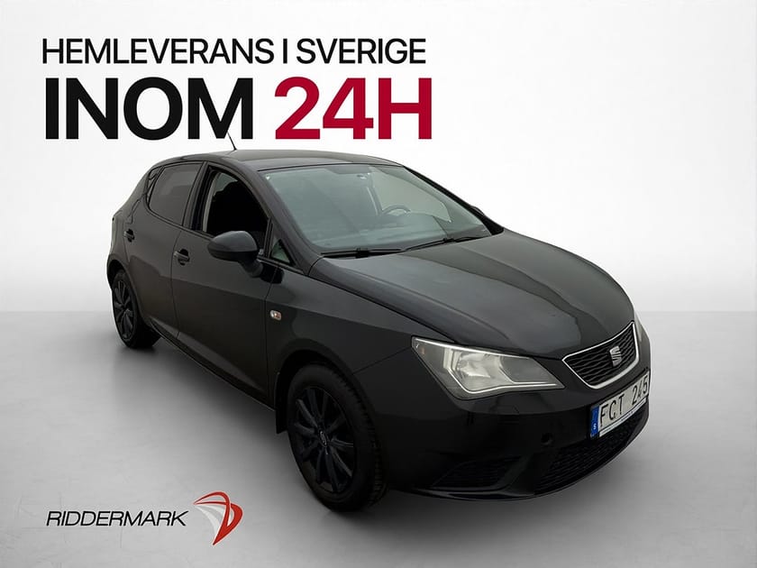 Bild 1 av SEAT Ibiza 1.2 TSI 86hk Style Farthållare P-Sensor Låg Skatt