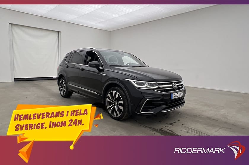 Bild 3 av Volkswagen Tiguan Allspace 7-sätes 4M R-Line 7-Sit Värm Cockpit Drag