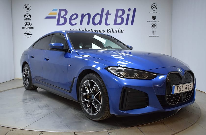 Bild 1 av BMW i4 eDrive40 Gran Coupé | M Sport | Dragkrok | HK | Aktiv fartpilot