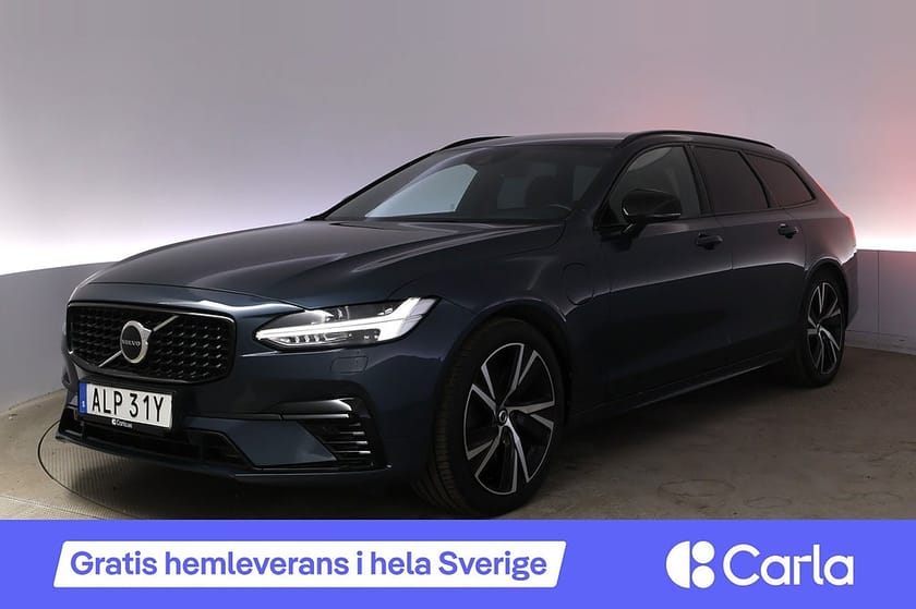 Bild 1 av Volvo V90 Recharge T8 AWD R-Design Elstolar Kamera Drag HK