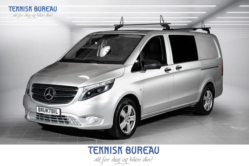 Bilde 1 av Mercedes-Benz Vito 119 CDI 4x4 3.2t 190hk, webasto, LED, DOBBELT GULV