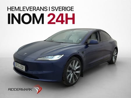 Tesla Model 3 Long Range AWD AP Pano Ljus interiör Sv.Såld