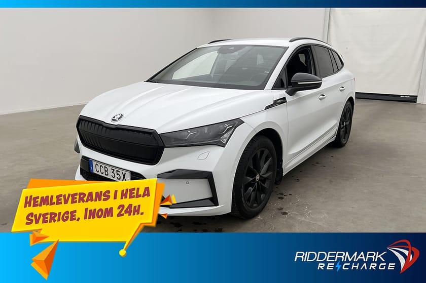 Bild 1 av Škoda Enyaq iV 80 Skoda Sportline Drag Värmare Kamera Navi