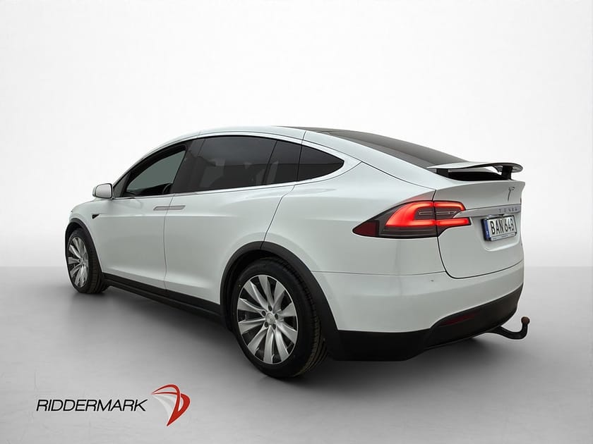 Bild 3 av Tesla Model X Long Range AWD 6-Sits Drag Kamera Skinn AP