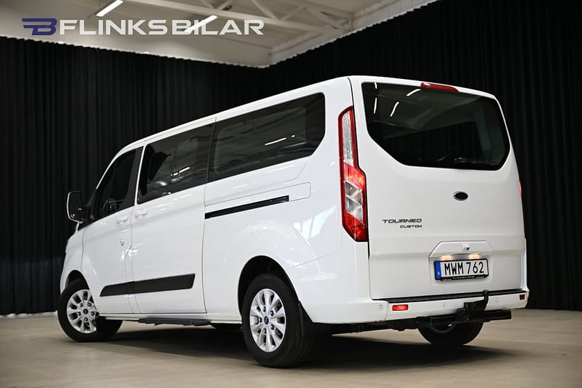 Bild 5 av Ford Tourneo Custom 320 130HK Kombi|9-Sits|Automat|LED|Dubbeldörr|SeUtr!