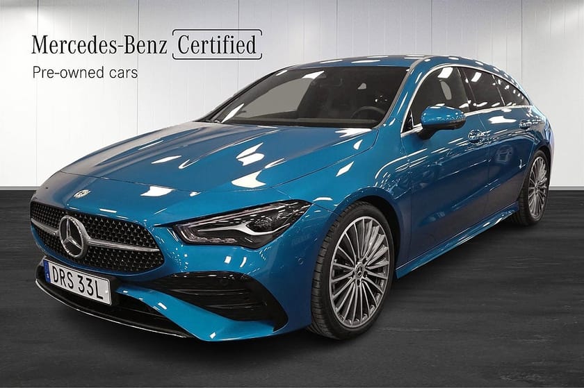 Bild 1 av Mercedes-Benz CLA 200 Shooting Brake AMG 360Kamera Drag Burmester Keyless