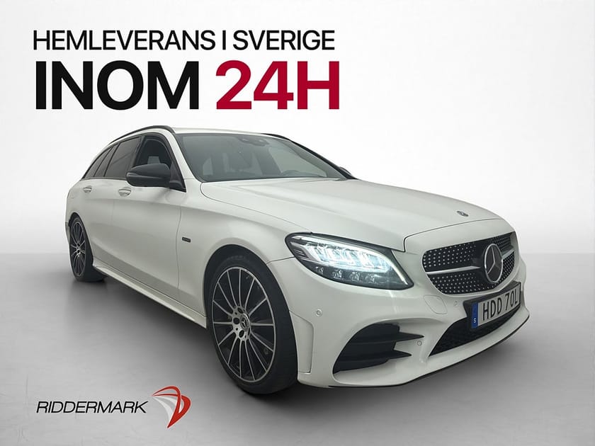 Bild 1 av Mercedes-Benz C 300 T de C300 AMG Night Burmester Luftfj 360° Navi