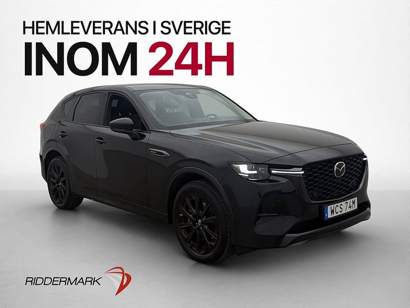 Bild 1 av Mazda CX-60 PHEV 327hk AWD MOMS Pano HUD 360° Skinn Navi