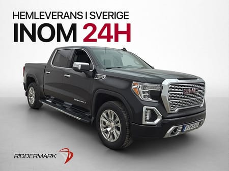 GMC Sierra 1500 Dubbelhytt DENALI ULTIMATE 5.3 4WD Drag Skinn BOSE Moms