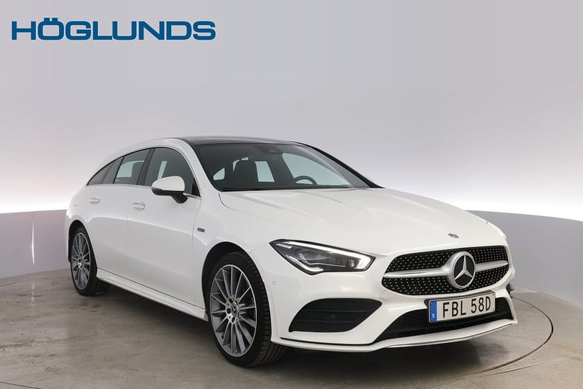 Bild 1 av Mercedes-Benz CLA 250 e Shooting Brake AMG Pano Ambient Värmare Burmester Drag