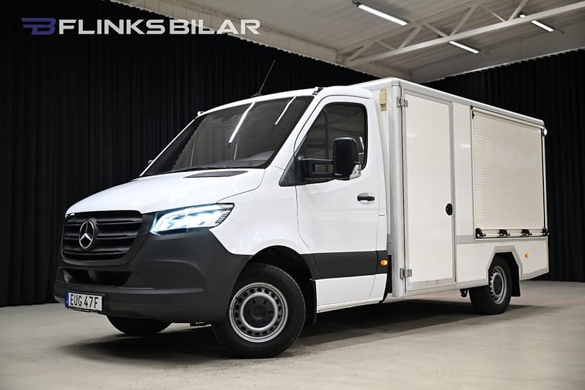 Bild 1 av Mercedes-Benz Sprinter 316 CDI Chassi Servicebil|Påbyggnad|V-Inredd|Solceller|Moms|SeUtr!