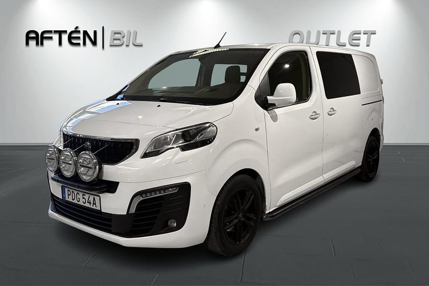 Bild 1 av Peugeot Expert Crew Cab Utökad Last Aut 5-SITS Värm Drag Carplay HuD kamrem bytt!