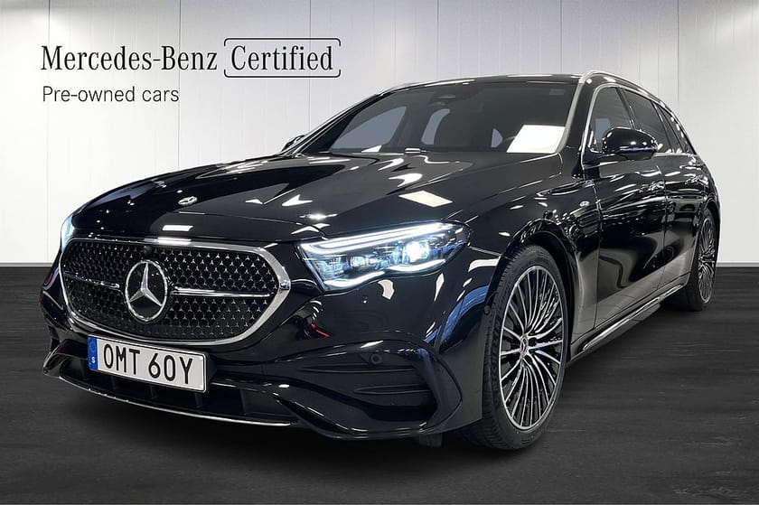 Bild 1 av Mercedes-Benz E 300 T e AMG Line Superscreen Drag 360 Rattvärme