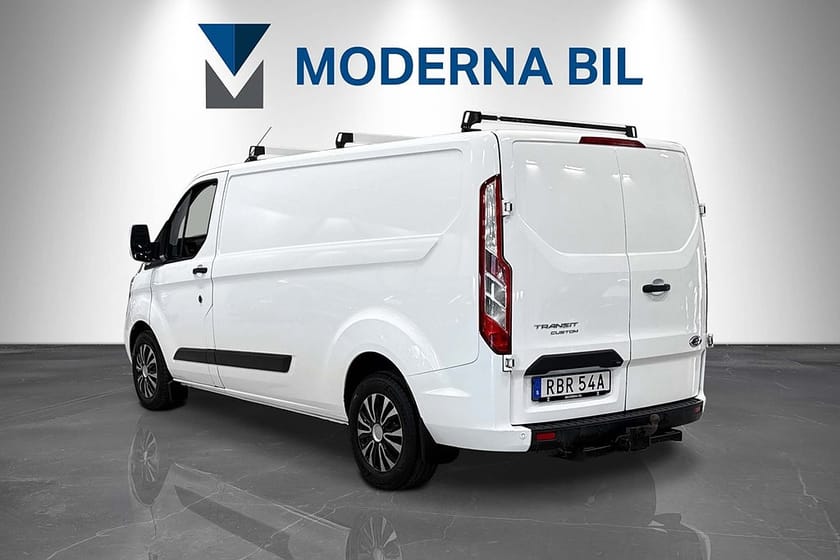 Bild 4 av Ford Transit Custom 300 2.0 130hk Automat Lång Moms Drag Bkam D-värm