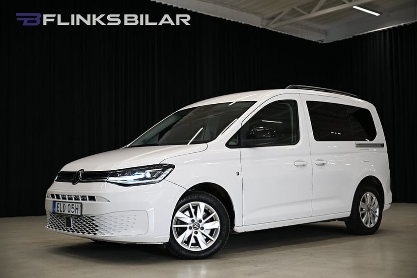 Bild 1 av Volkswagen Caddy 2.0 TDI DSG 122HK 7-Sits|Nedlackad|LED|Dubbeldörr|SeUtr