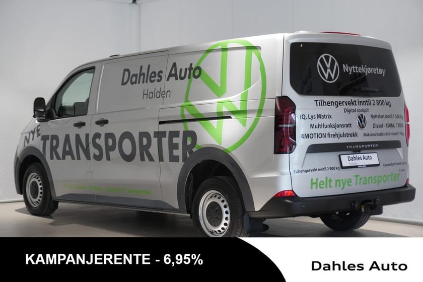 Bilde 2 av Volkswagen Transporter Tra lang pluss 170 4m/aut** ACC,NAVI,UTV VEGG,360++