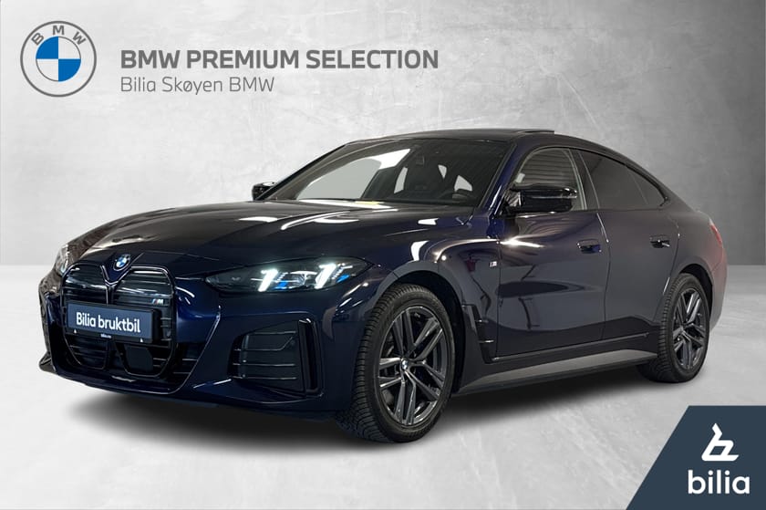 Bilde 1 av BMW i4 M60 xDrive Gran Coupé Supercharged Soltak, H/K, Skinn, HUD, Adp-cruise