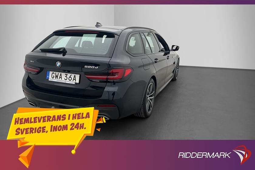 Bild 5 av BMW 520d xDrive Touring 190hk M Sport Skinn Kamera Navi CarPlay Drag