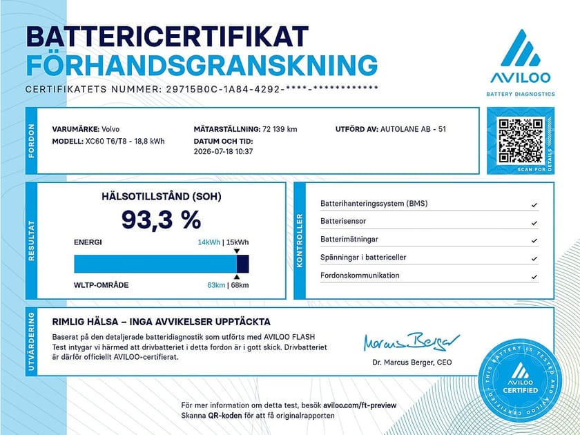 Bild 3 av Volvo XC60 Recharge T6 AWD Core Edition Pano,360°,Värmare,GPS