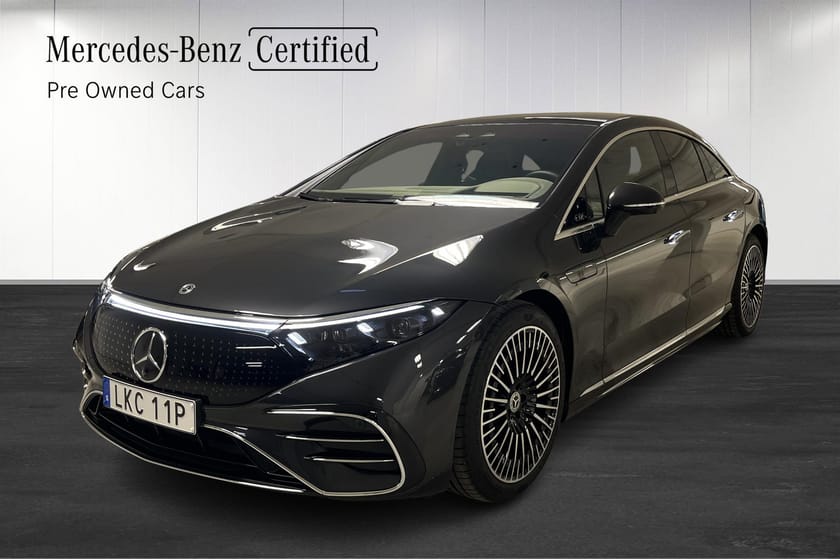 Bild 1 av Mercedes-Benz EQS 580 4MATIC AMG / Pano / RattVä / Akustikglas