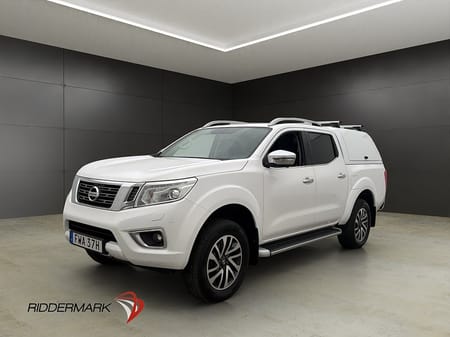Nissan Navara Dubbelhytt Tekna 2.3 4WD Drag Diff Skinn Taklucka Moms