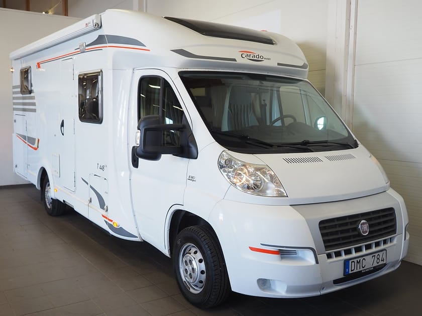 Bild 1 av Capron Campervan Fiat Carado T 448 Långbädd Markis AC 3850kg