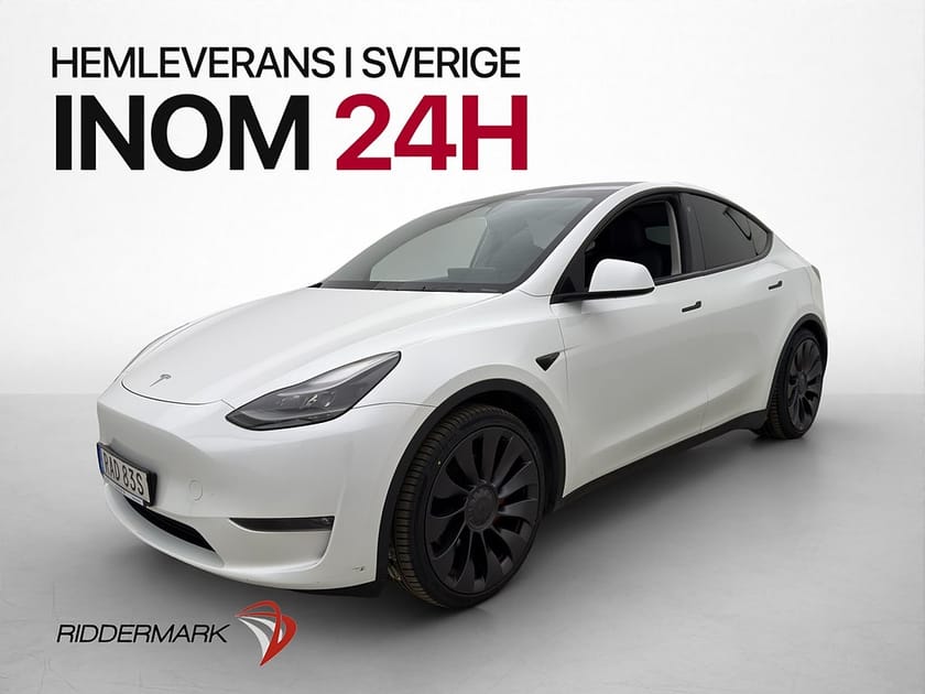 Bild 1 av Tesla Model Y Performance Pano Värmepump Kamera AP Drag