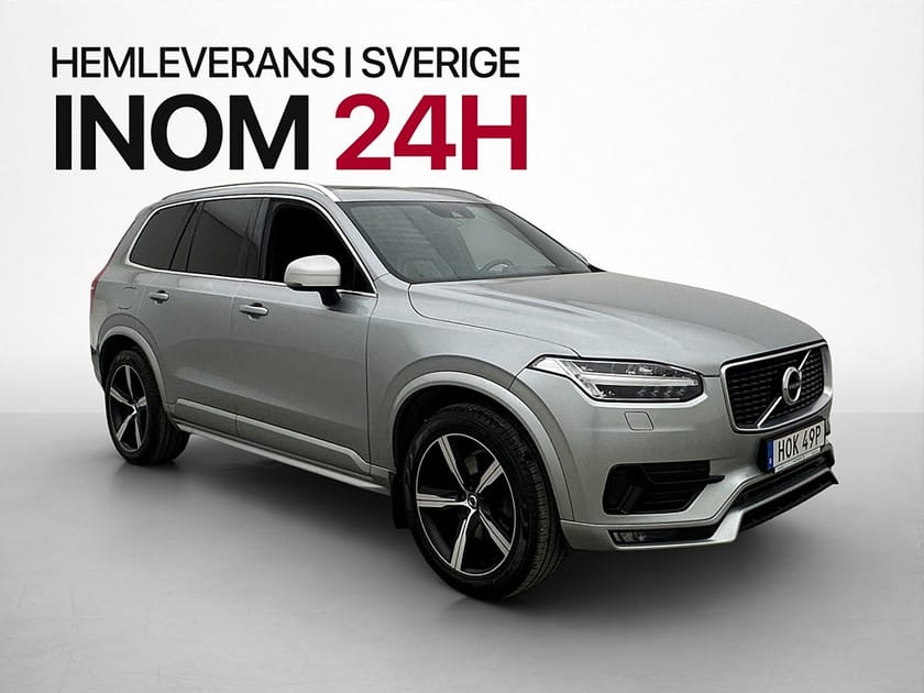 Bild 3 av Volvo XC90 D5 AWD R-Design 7-Sits Pano H/K VOC HUD BLIS Drag